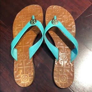 BARELY WORN TORY BURCH MONROE THONG SANDEL!